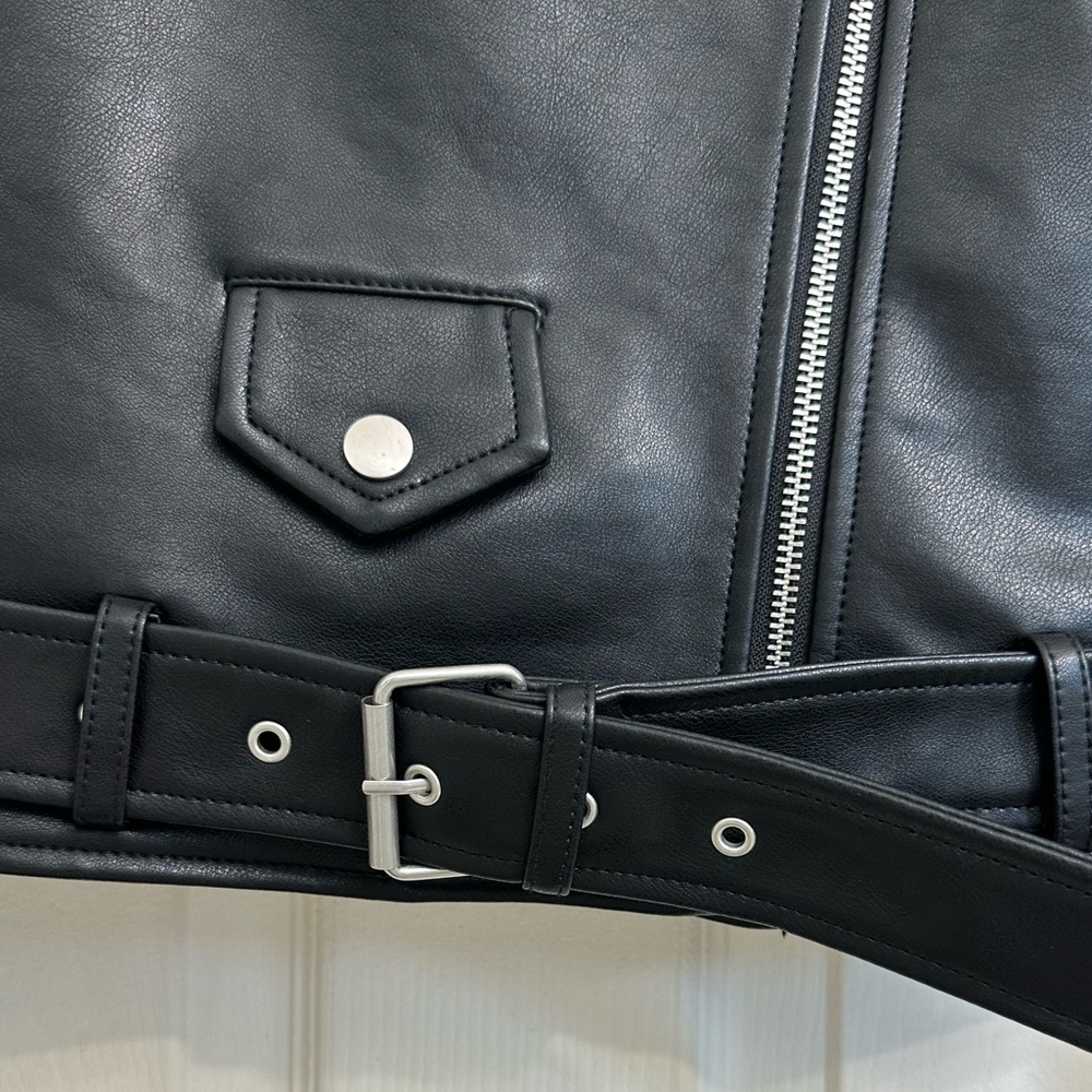 Rebecca Minkoff Faux leather Moto Jacket - Picture 7 of 9